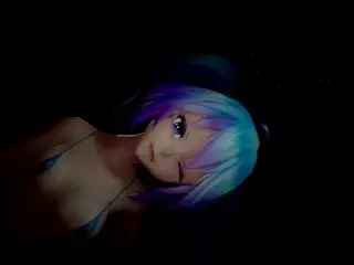 MMD Miku Micro Bikini Fireworks 4k no Effects