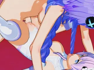 Hyperdimension Neptunia - Futanari Purple Heart Creampies Purple Sister