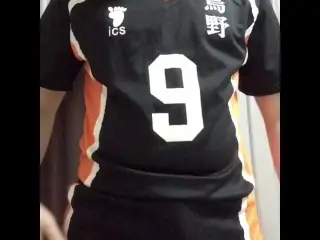 Haikyuu Kageyama Cosplay Masturbation