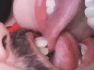 Loud & up Close - Sensual Tongue Kissing, Biting, Chewing, Licking