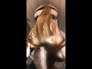 Quick Blowjob and Handjob in the Fitting Room