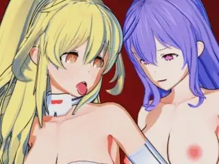 Hyperdimension Neptunia - Futanari Iris Heart Creampies Yellow Heart