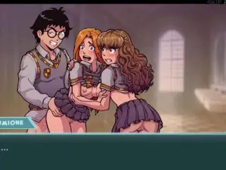 Akabur's Star Channel 34 Uncensored Guide Part 64 Group Fucking in Hogwarts