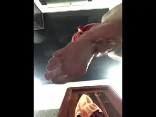 POV Massage Soles after Bath
