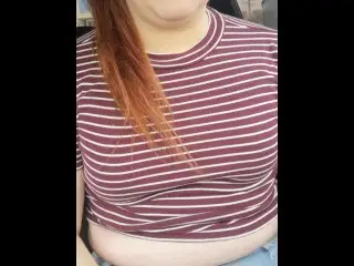 Chubby Girl Stuffs her Face with McDonalds