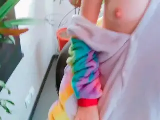 Step Sister Lets me Touch her Body when I need To 