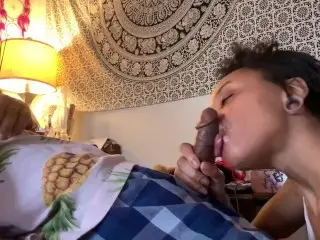 Mixed Teen BabySmurff Sucking Soul out and keep going OMG Bliss