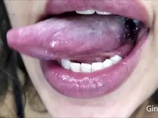 Mouth, Teeth, Vore, Spit and Tongue Fetish of Jan and Feb (demos)