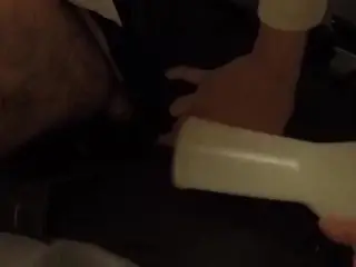 Nurse Helps me Pee when i'm in my Wheelchair
