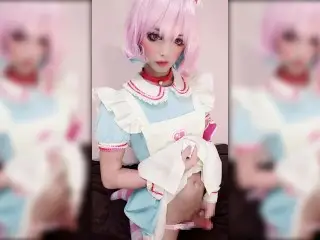 Riamu Yumemi being a Futanari and Egg-laying