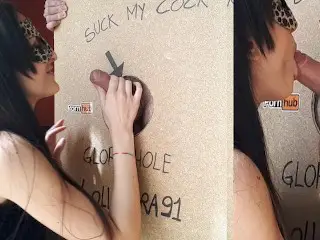 First Time Wife Gloryhole - Italian Amateur