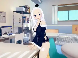 (3D Hentai)(Fairy Tail) Mirajane Strauss Masturbation