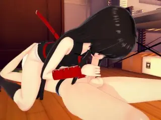 (3D Hentai)(Futa)(Akame ) Akame x Es