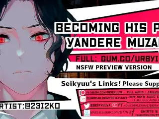 [HOT Yandere ASMR] becoming his Pet (Demon Slayer - Muzan)