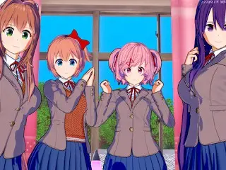 Ultimate Doki Doki Literature Club Harem Hentai