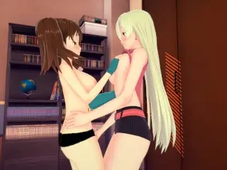 (3D Hentai)(Lesbian)(Seven Deadly Sins) Elizabeth x Diane