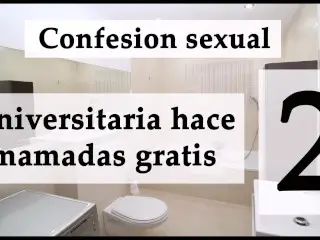 Confesión Sexual: Ella Mamando Por Vicio 2. Audio Español.