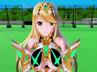 Mythra Xenoblade 2 3D HENTAI 1/5