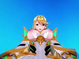 Mythra Xenoblade 2 3D HENTAI 3/5