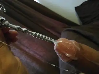 Second Attempt with my Biggest Urethral Dilator, Intense Orgasm