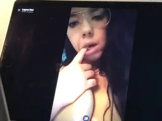 Fat Spanish MILF having Cybersex with a Fan who Records and Sends her the Video