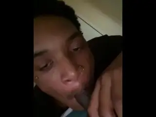 FTM SUCKING UP HOMEBOY
