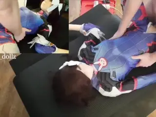 D.Va Cosplay Sex Doll Making me Cum Hard