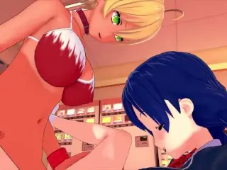 FOOD WARS!: SHOKUGEKI NO SOMA （FUTA) Ikumi Mito X Megumi Tadokoro 3D HENTAI