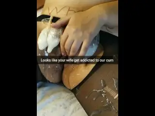 Looks like my Wife get Addicted and get Pregnant by others Man Cum! [cuckold. Snapchat]