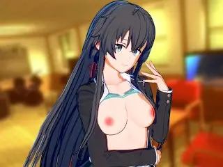 OreGairu - Yukino Yukinoshita 3D Hentai