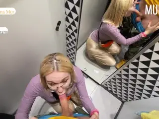 Got Cum in Mouth in Fitting Room || Murstar