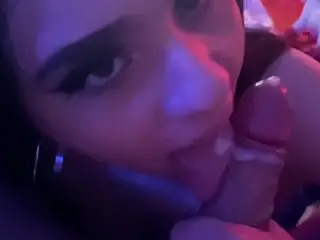 Cute Teen Takes Load (POV)