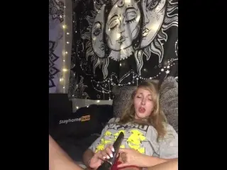 Orgasming all over myself