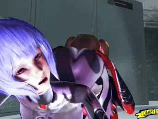 Rei Ayanami and Asuka Langley 3D SFM HENTAI