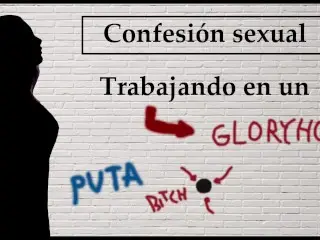 Spanish Audio. Confesión Sexual: Ella Trabaja En un Gloryhole.