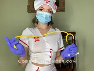 Nice Nurse Cum Encouragement Guided Masturbation JOi POV