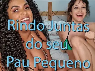 JOI SPH - Folgosa & Gween Black Zombando do Seu Pauzinho - SMALL PENIS HUMILIATION