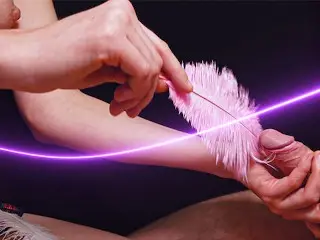 I Tickled my Classmate with a Fluffy Feather. got an Extremely Sweet Cumshot — Violet Candle