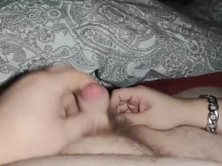 Handjob before Bed with Long Nails *girlfriend Laughs at me because i Facial Myself*