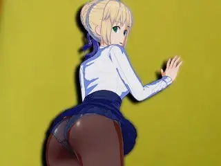 Fate - Saber 3D Hentai