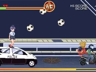 BijinKeisatsuHotCop [pixel Hentai Game] Ep1 Policewoman Fucked by Junkie Punk on a Motocycle