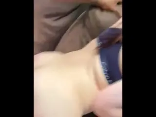 White Girl Gets Fucked while her Boyfriends gone