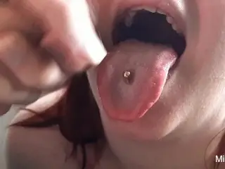 I Held my Tongue out Eagerly Awaiting the Load of Cum