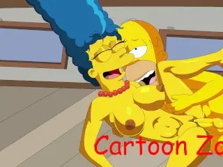 Marge and Homer's Honeymoon THE SIMPSONS CARTOON PORN