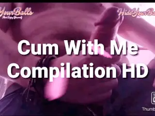 Dirty Talk Cum with me Cumshot Compilation