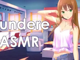 ❤︎【ASMR】❤︎ Tsundere's Sticky Situation