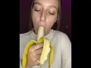 Blow Job with Banana