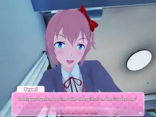 Doki Doki Futa Club: Futa Sayori Missed your Ass and Fucked it Hard | Taker POV