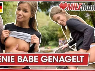 Sarah Kay Gets Boned in a Berlin Park! MILFHUNTER24