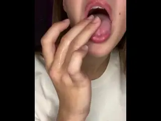 Drooling and Finger Sucking. Moaning